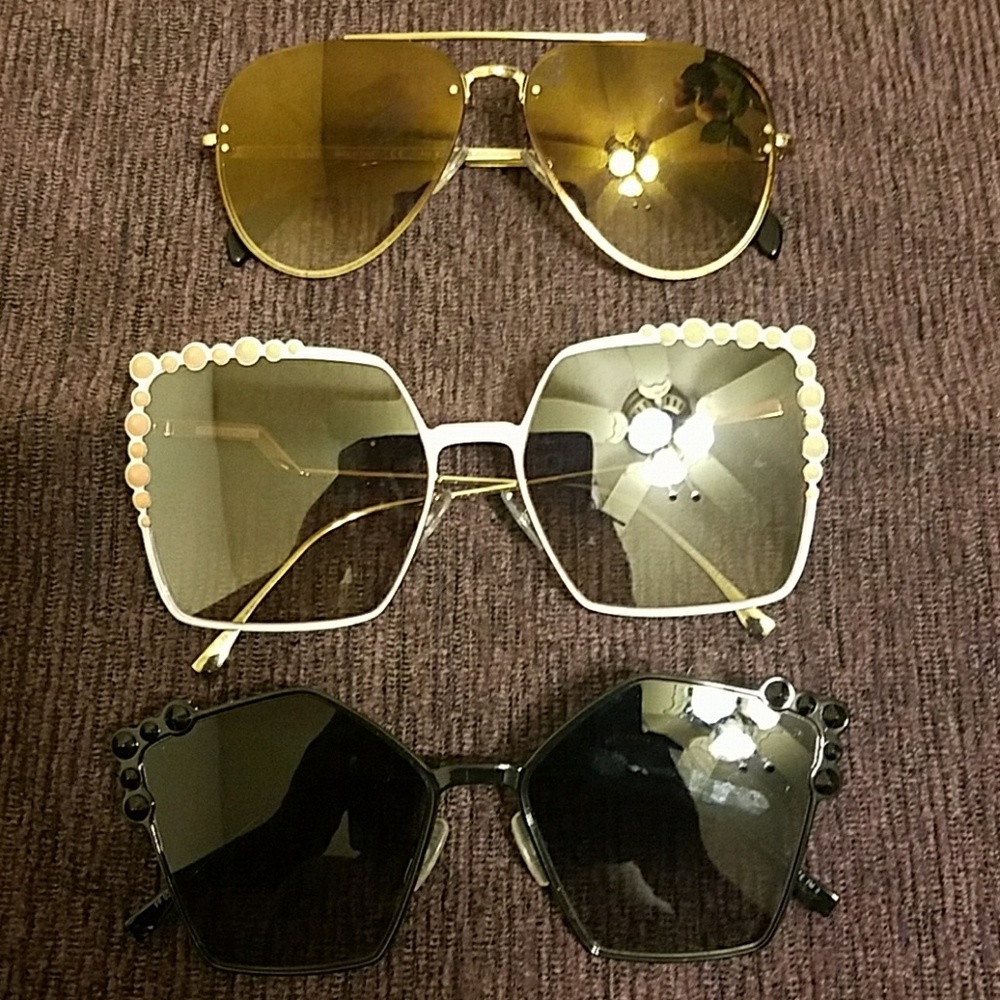 Bundle Of 2 Fendi Sunglasses And 1 Celine - image 3